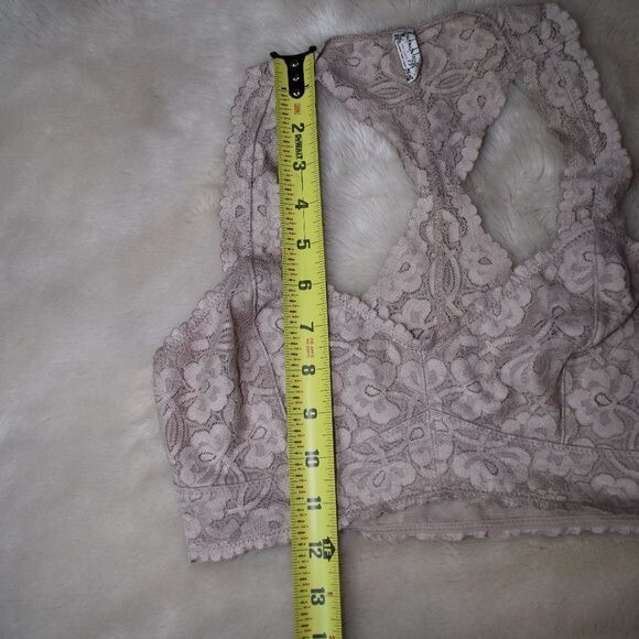 Free People Nude Lace Bra Size Small - Picture 13 of 14